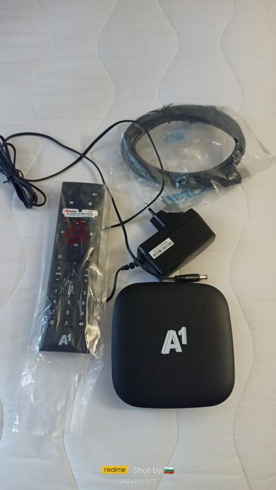 Тv. Box A1 с телевизия -