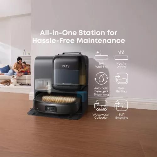 Robot/Aspirator Eufy Omni E28 cu HydroJet