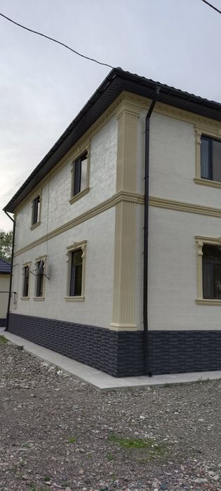 Жидкий травертин полифасад