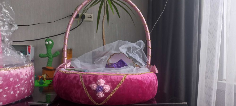 Корзина на тойбастар кудалык сырга салу