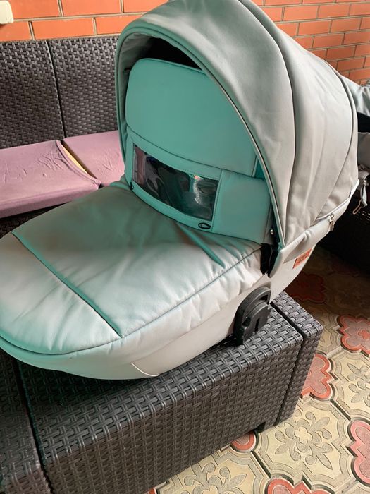 Коляска 2 в 1 из эко-кожи. Rico basic