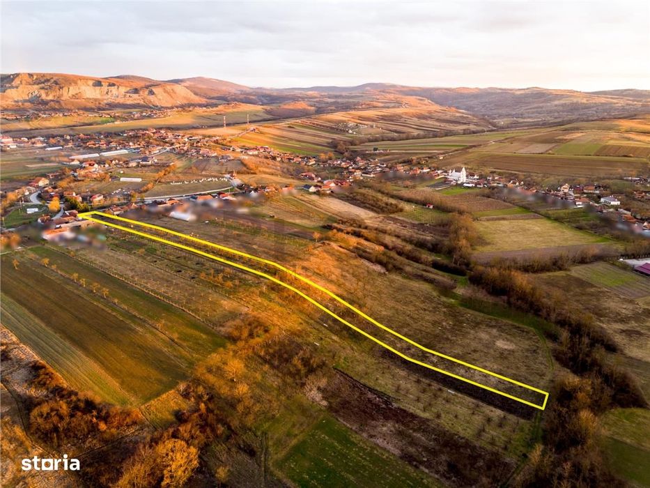 RECO Teren intravilan pentru loc de casa 5342 mp-  sat.Hotar