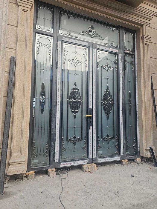 Витраж стекло | Vitraj oyna | gulli oyna | toshli oyna | gulli eshik