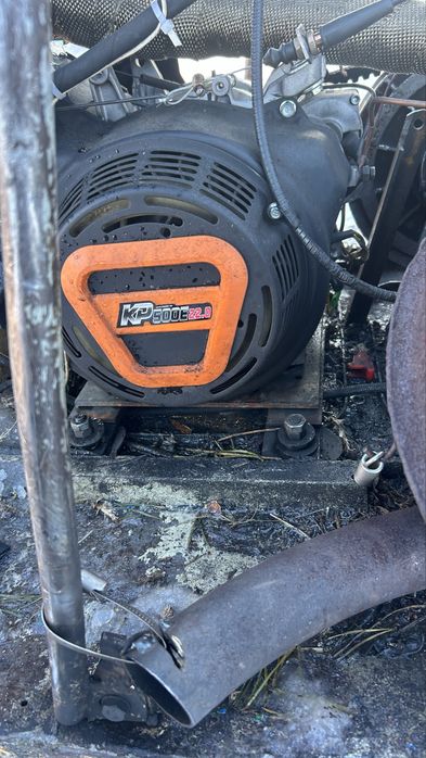 Снегоход Буран на ходу