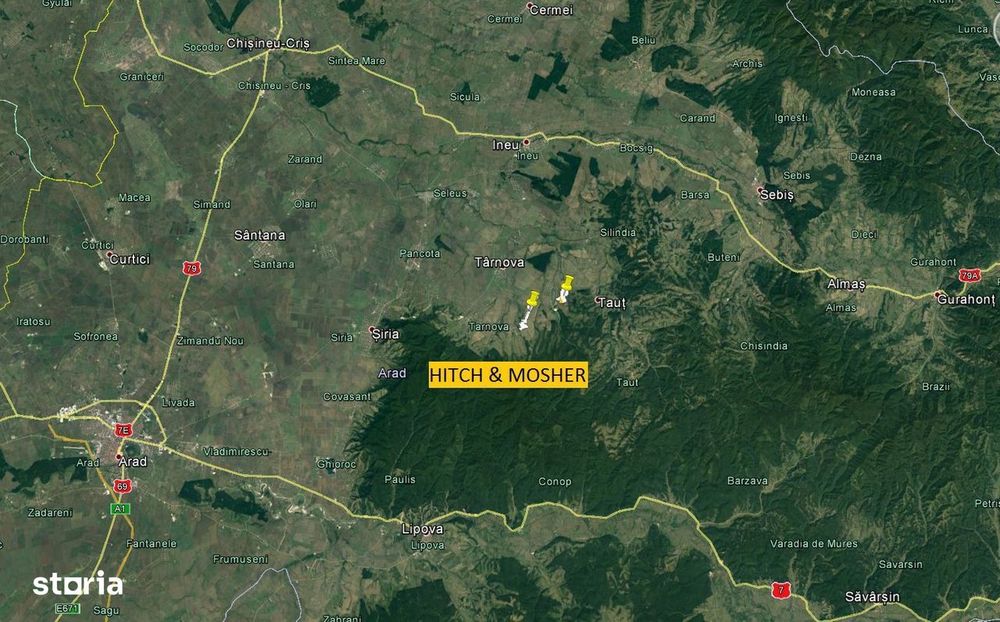 De vanzare teren agricol, situat in judetul Arad