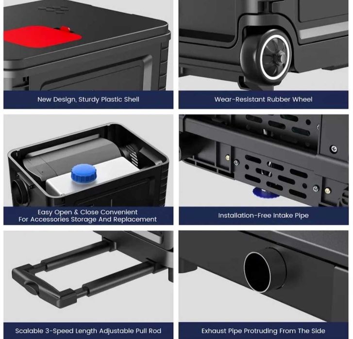 Soba cu motorina uscata Hcalory HCA04 portabil.