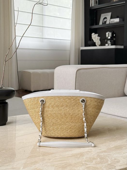 Chanel Raffia Basket