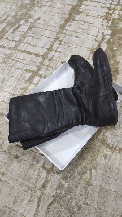 Сапоги замшевые натуральные