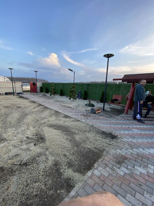 Gazon rulou si sistem de irigare