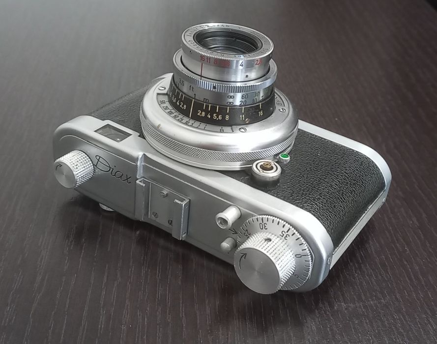 Aparat foto film Voss Diax 1a cu obiectiv Schneider Kreuznach-vintage,