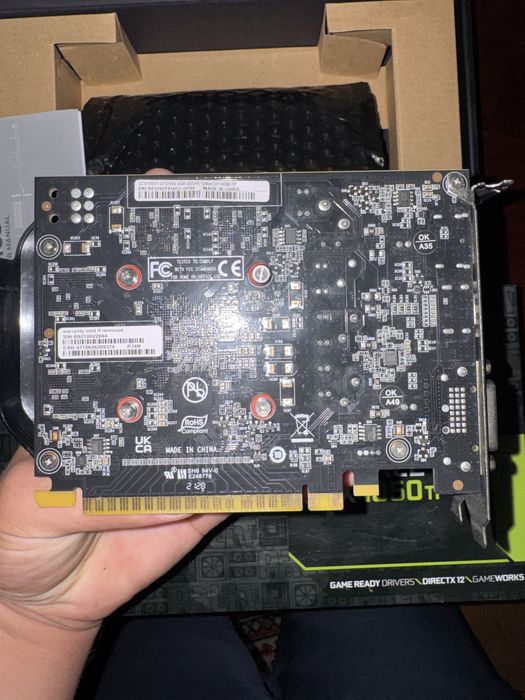 Gtx 1050TI kam ishlatilgani