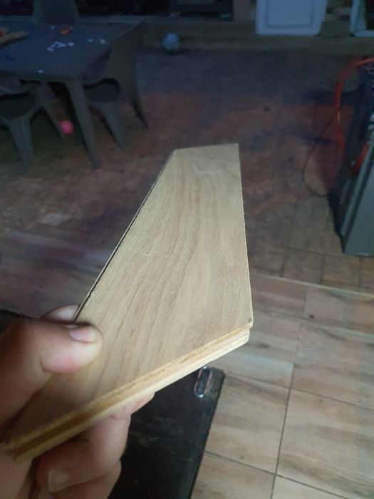 Parchet triplu stratificat Pallido Chevron