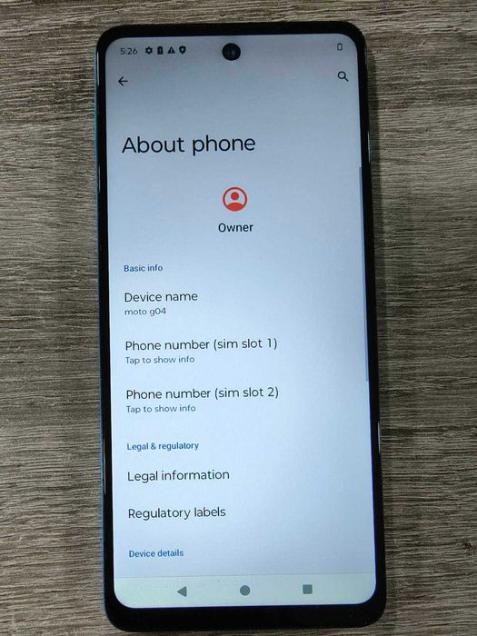 Мобилен телефон Motorola G04 64gb