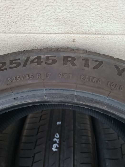 Летни гуми 4 броя Спорт П.  CONTINENTAL  PremiumContact6 245 40 R17 225 45 R17 дот 2220