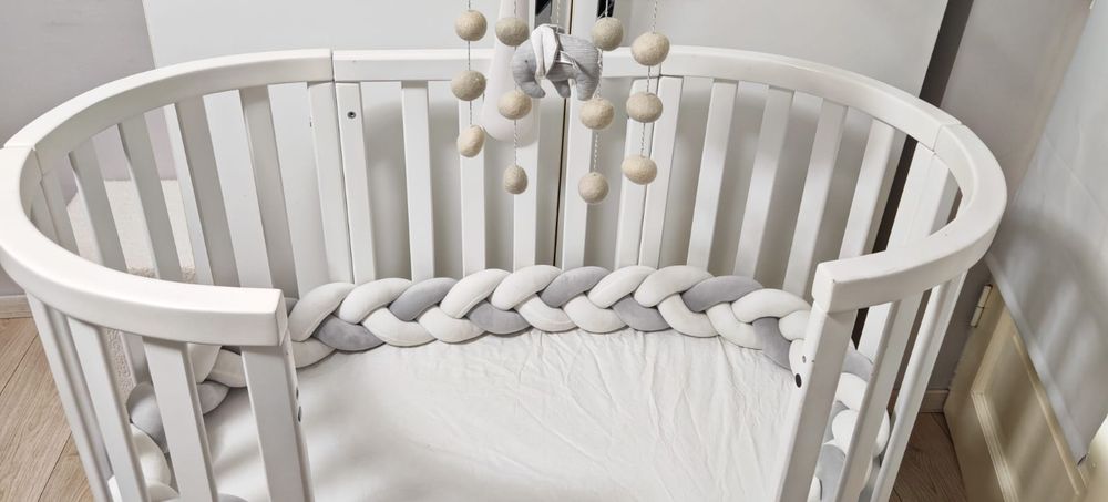 Vând pătuț copii rotund/oval