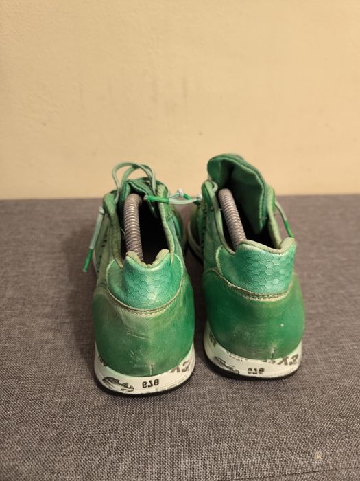 Adidasi Cetti green leather