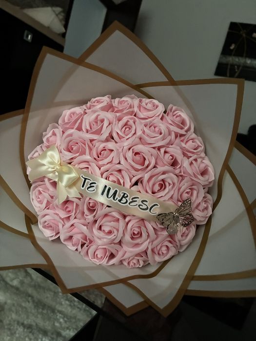 Buchete din trandafiri de sapun