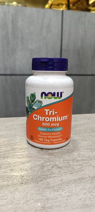 Now Tri-Chromium 500mcg 180veg caps