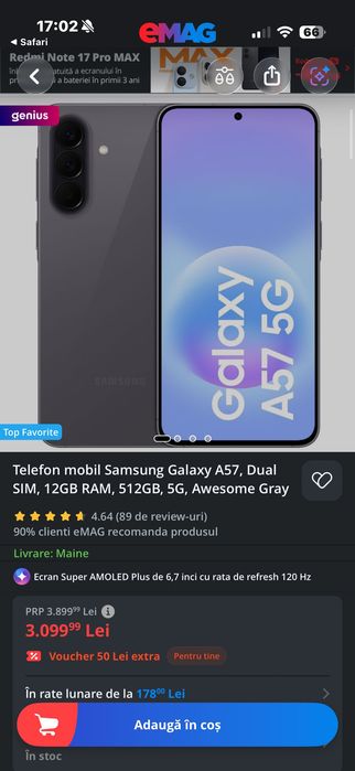 Samsung a 57 5g sigilat !!!