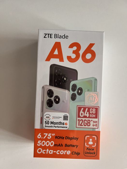 Смартфон ZTE A36