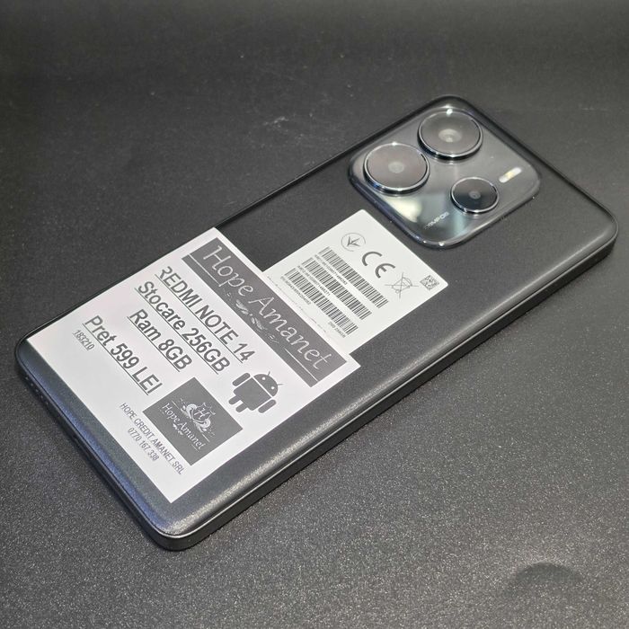 HOPE  AMANET P8 Redmi Note 14 256 gb 8 gb ram