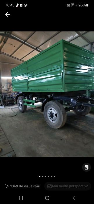 Remorca agricola pentru transport cereale