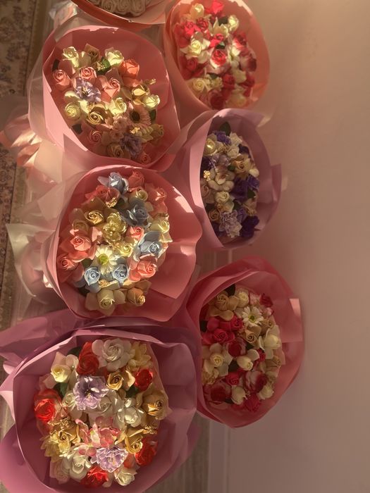 21 шт Мыльные роза 6000тг