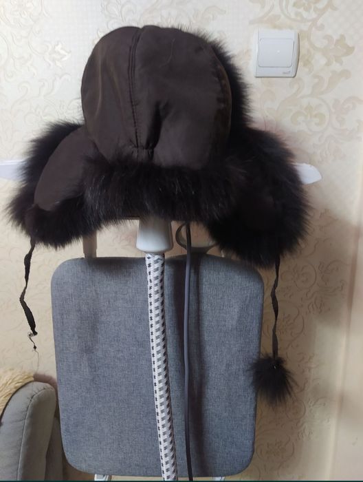 Шапка ушанка подростковая