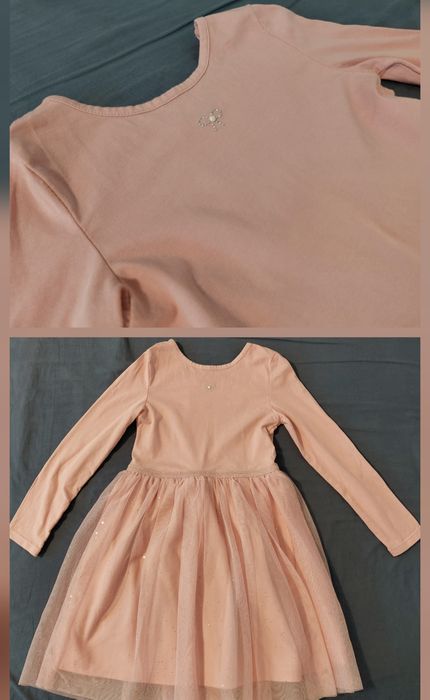 H&M детски Рокли от Джърси с пола от тюл, размер 110-116 / 4-6 г