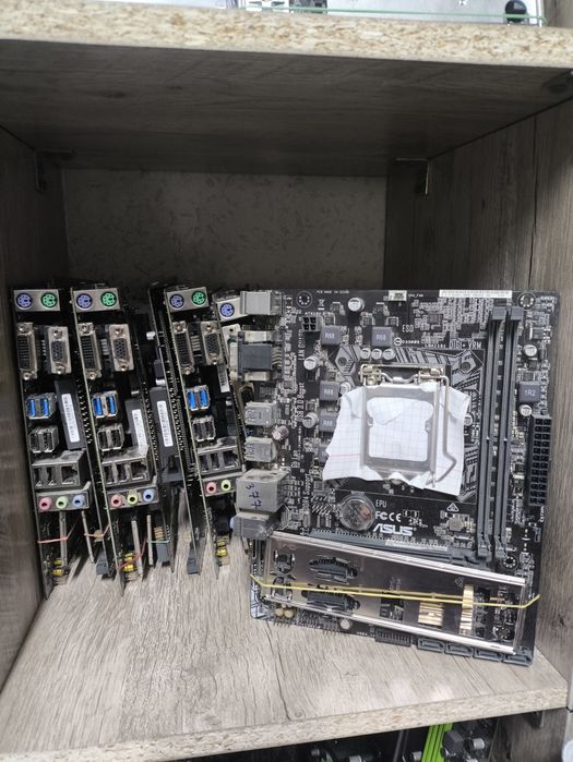 Asus-Gigabyte-Biostar H110 DDR4 35шт