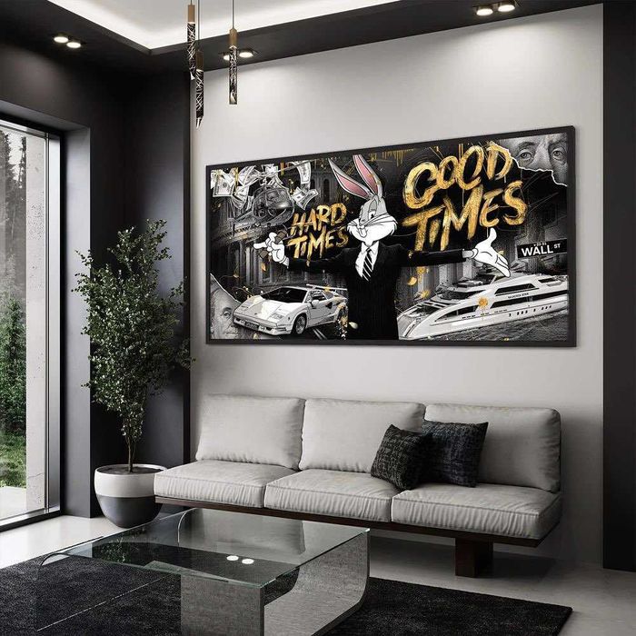 Картина денежный заяц