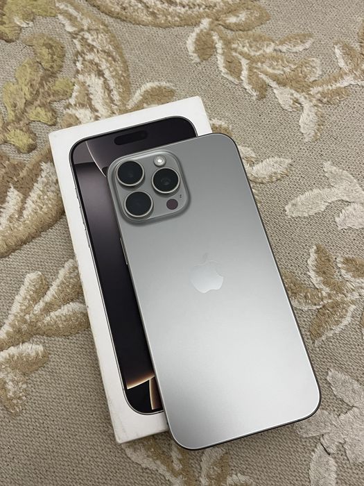 iPhone 16 pro max EAC 256gb natural titanium отличном состояние