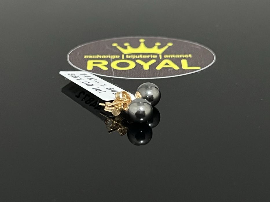 Bijuteria Royal CB : Cercei dama aur 14K 585 1,64 grame