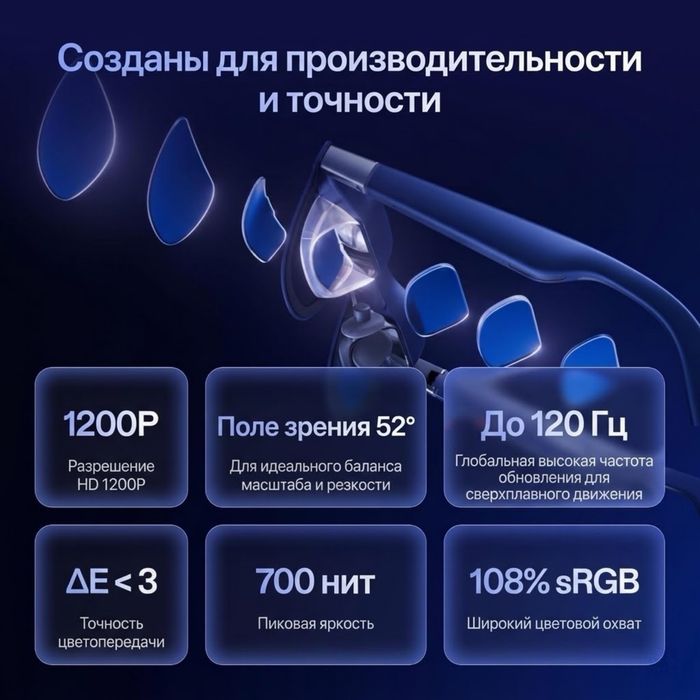 XREAL One — AR-очки, синий цвет