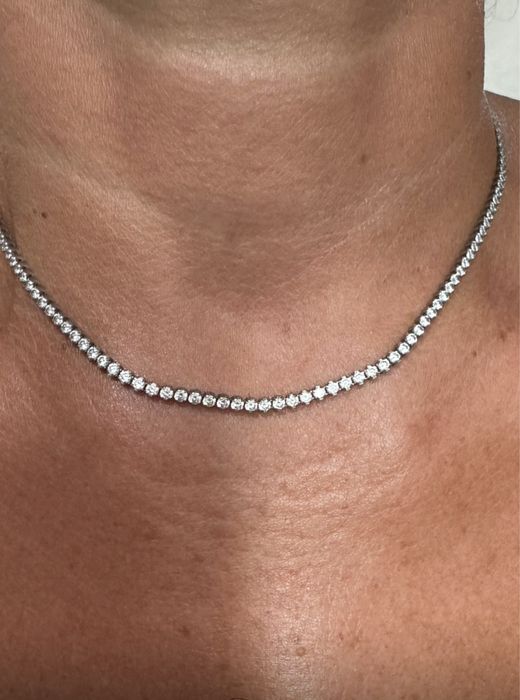 Colier Swarovski argint