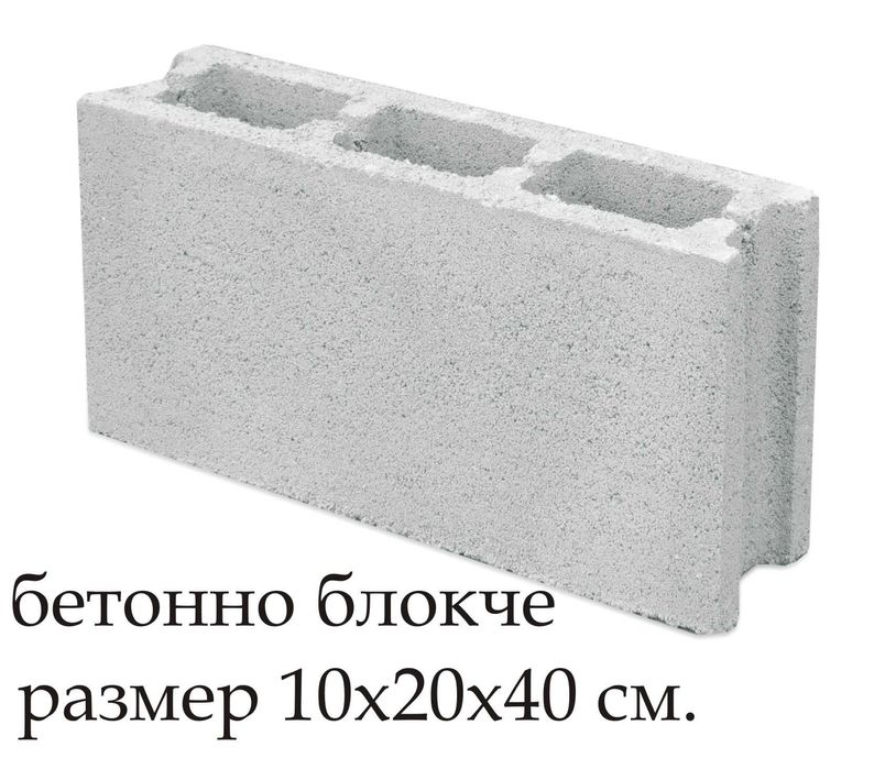 Бетонни БЛОКЧЕТА за зидане