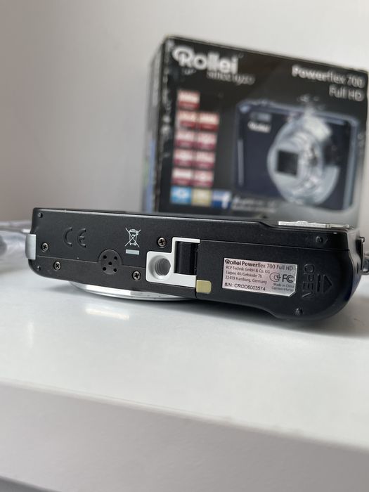 Camera Foto Digitala ROLLEI PowerFlex 700 Black, Full HD 1080p, 12.0MP 16GB Digital Camera Retro Digicam