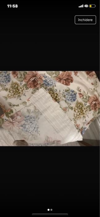 Set draperii montabil carlige sau garnija banda lata