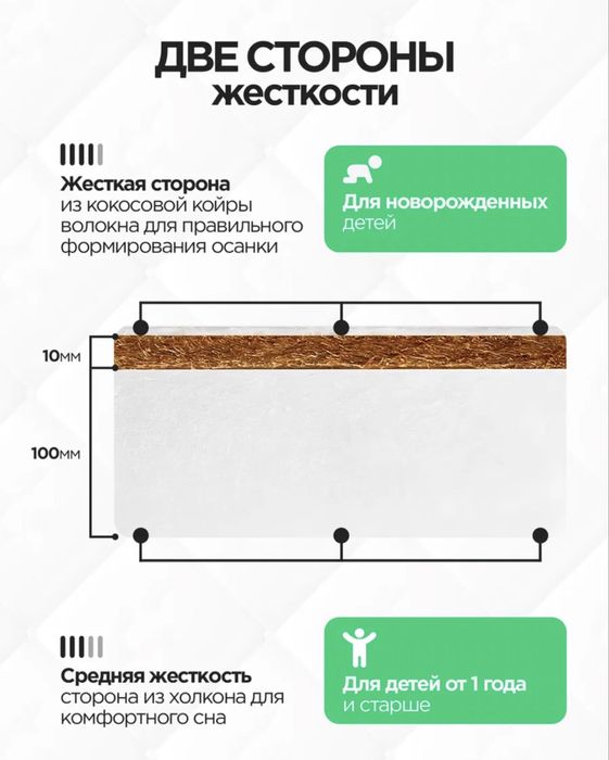 Продам детский ортопедический матрас