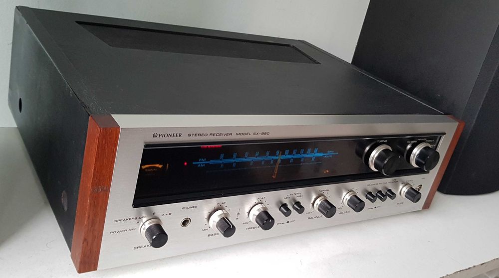 Pioneer SX-990 Stare de Colecție Receiver „Black Scale” Mufe Originale