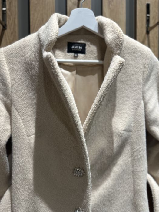 Палто Авин Avin екрю