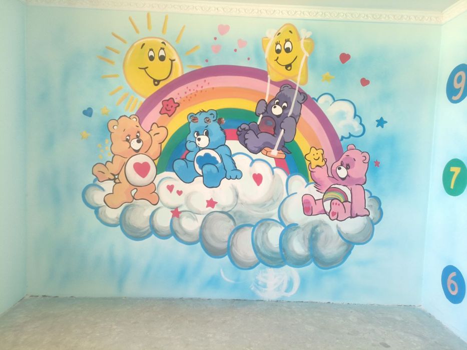 “Bolalar bog‘chasi, maktab, ofis devorlari uchun san’at asari”