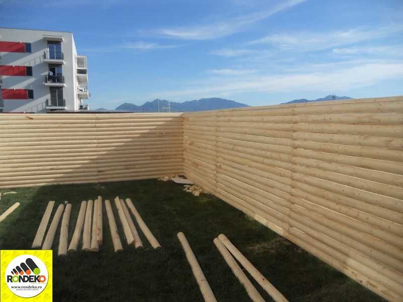 Sipci Semirotunde pentru Garduri