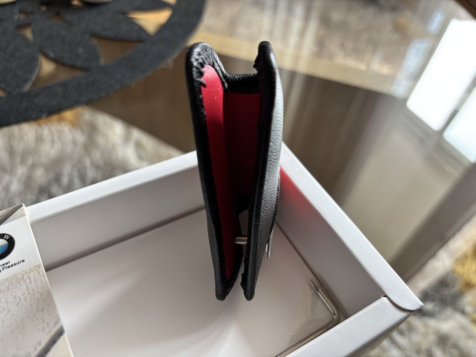 Кожен калъф за ключ, BMW  G серия, червен