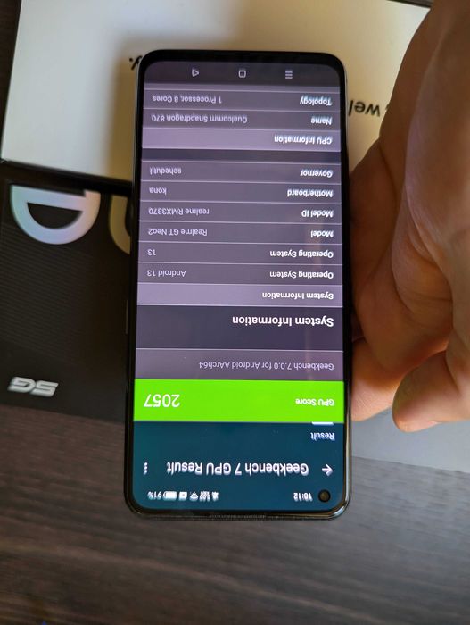 Realme GT Neo2 5G, 128GB/8GB, Full box, Liber de retea