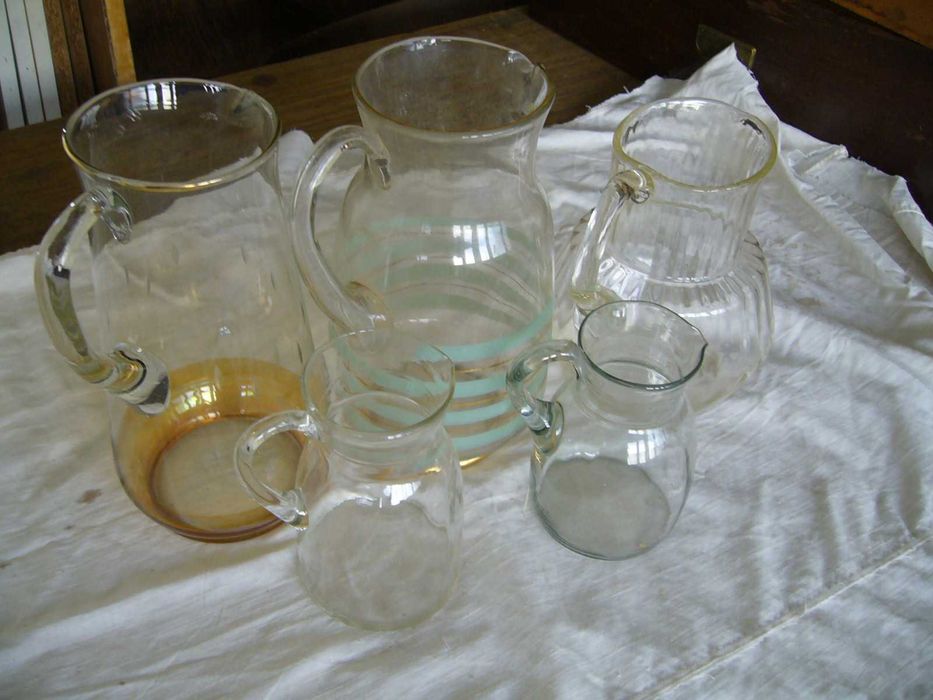 Стари Стъклени  Кани за Ракия и Вино