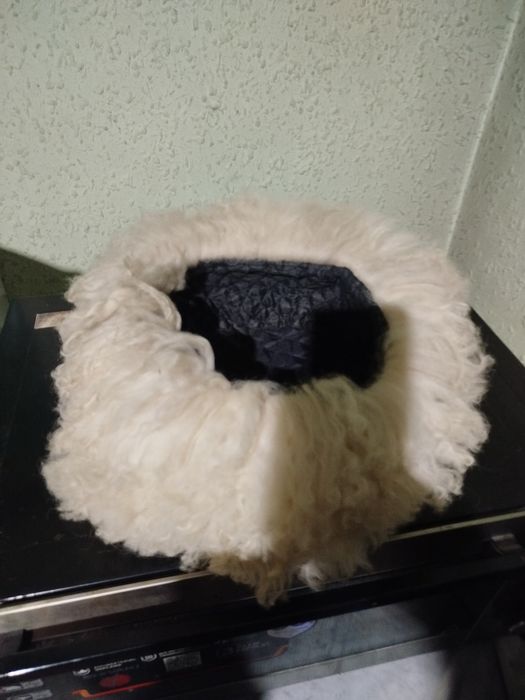 Грузинский,, Папаха,, Новый чистый Козлиные натуральный Мех...