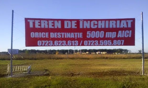 Bannere pentru exterior - cel mai bun pret pentru o calitate FOTO!