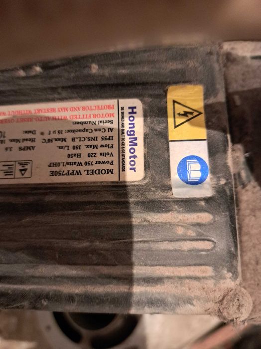 motor cada hidromasaj hongmotor wpp750E