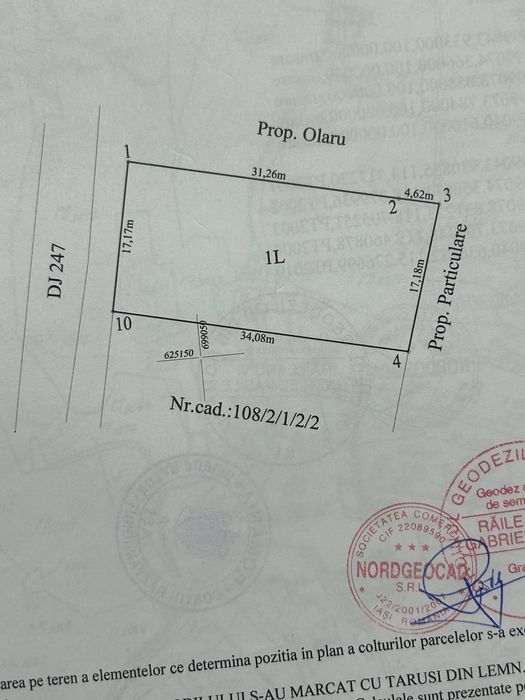 Teren intravilan soseaua Barnova 600 mp